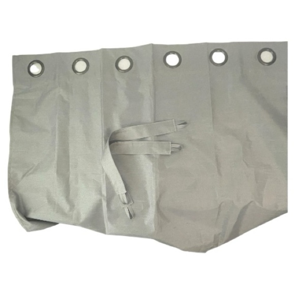Gray Grommet Curtain Panals with Ties l Poshmark